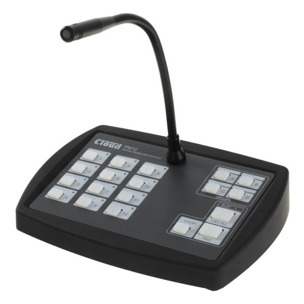 PM12 - 12 Zone Paging Microphone