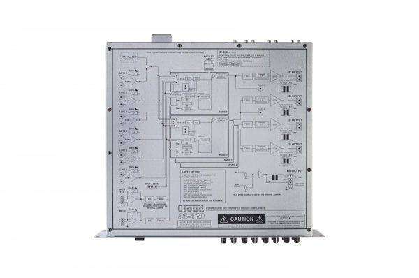 4 Zone Integrated Mixer Amplifier 46-120T - Image 2